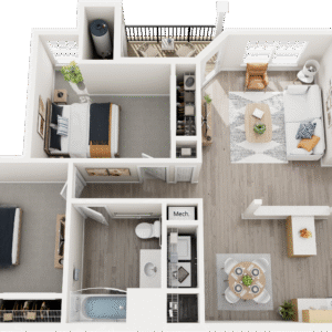 2 bedroom